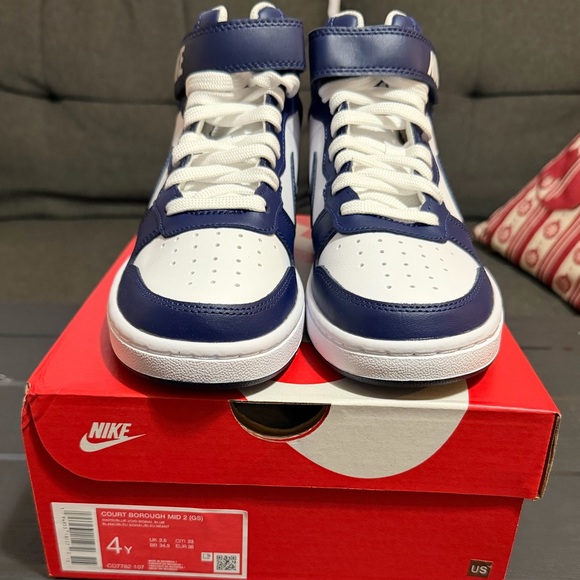 Kids Nike Court Borough Mid 2 - Picture 2 of 2